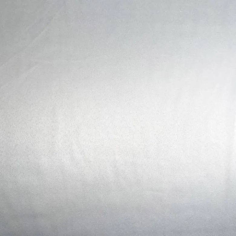 Satin twill uni blanc