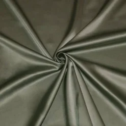 Satin uni extensible microfibre royal vert militaire