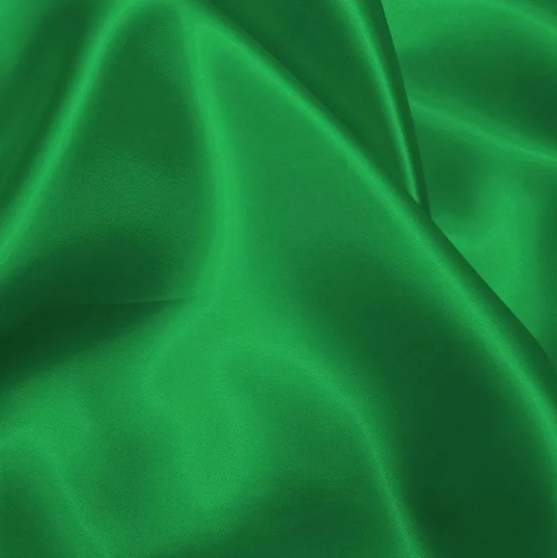 Satin uni vert 140 cm