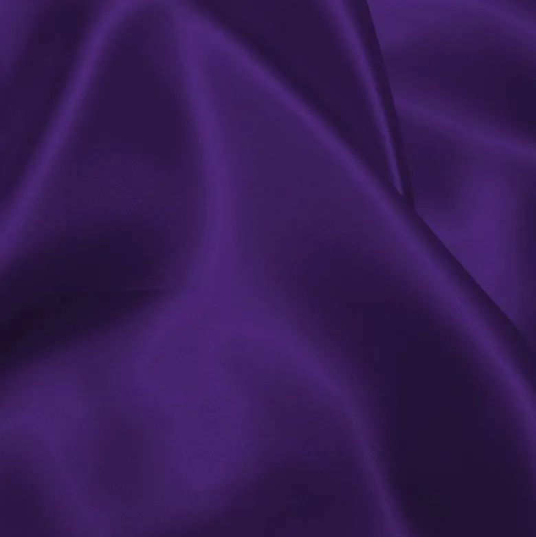 Satin uni violet 140 cm