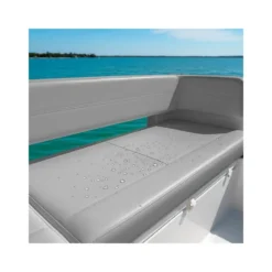Simili cuir nautique gris clair protection anti UV