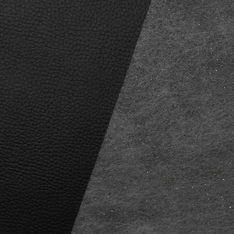 Simili cuir noir doublé mousse