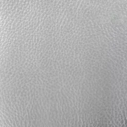 Simili cuir uni argent