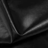 Simili cuir uni noir kapris