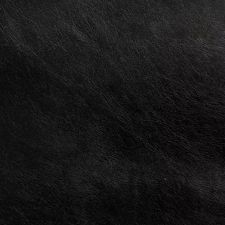 Simili cuir uni noir kapris