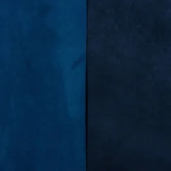 Suédine alaska réversible bleu roi/bleu marine