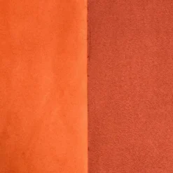 Suédine alaska réversible orange/brique