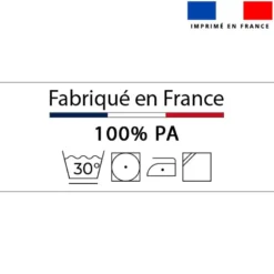 Étiquettes textiles thermocollantes - Mention "Polyamide"