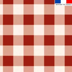 Tissu antitâche pour nappe imprimé vichy 15mm