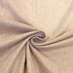 Tissu aspect lin pailleté cuivre grande largeur