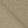 Tissu bouclette aspect lainage beige