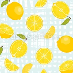 Tissu citrons frais et juteux personnalisé
