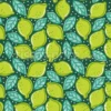 Tissu citrons verts et feuilles personnalisé