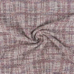 Tissu coco lie de vin