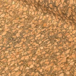 Tissu de liège et paillettes or