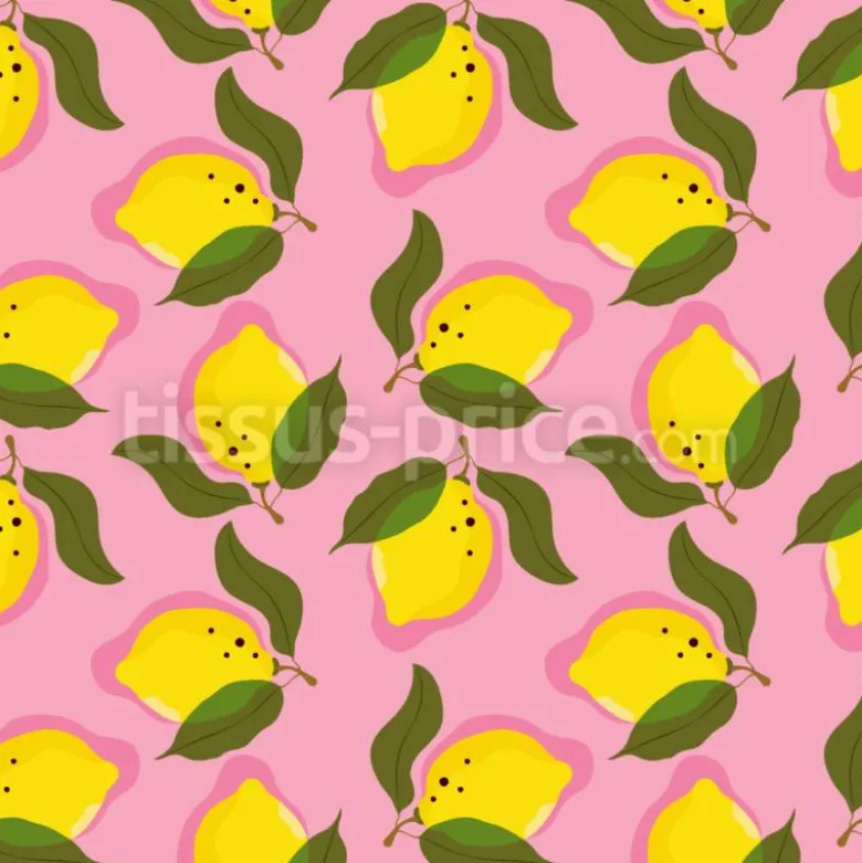 Tissu dolce limone personnalisé