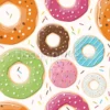Tissu donut personnalisé