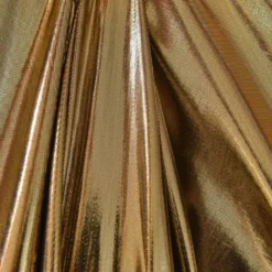Tissu extensible lamé or