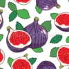 Tissu figue violette personnalisé