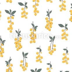 Tissu grappes de baies personnalisé