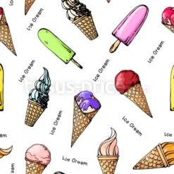 Tissu ice cream personnalisé