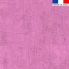 Tissu imperméable aspect lin lilas