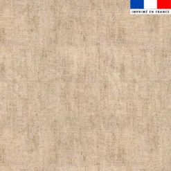 Tissu imperméable aspect lin naturel