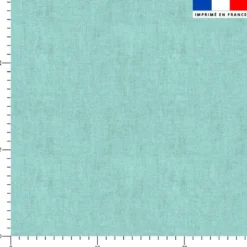 Tissu imperméable bleu clair aspect lin
