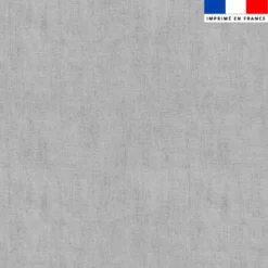 Tissu imperméable gris perle aspect lin