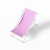 Tissu imperméable motif aspect tissé uni lilas