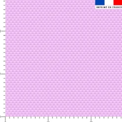 Tissu imperméable motif aspect tissé uni lilas