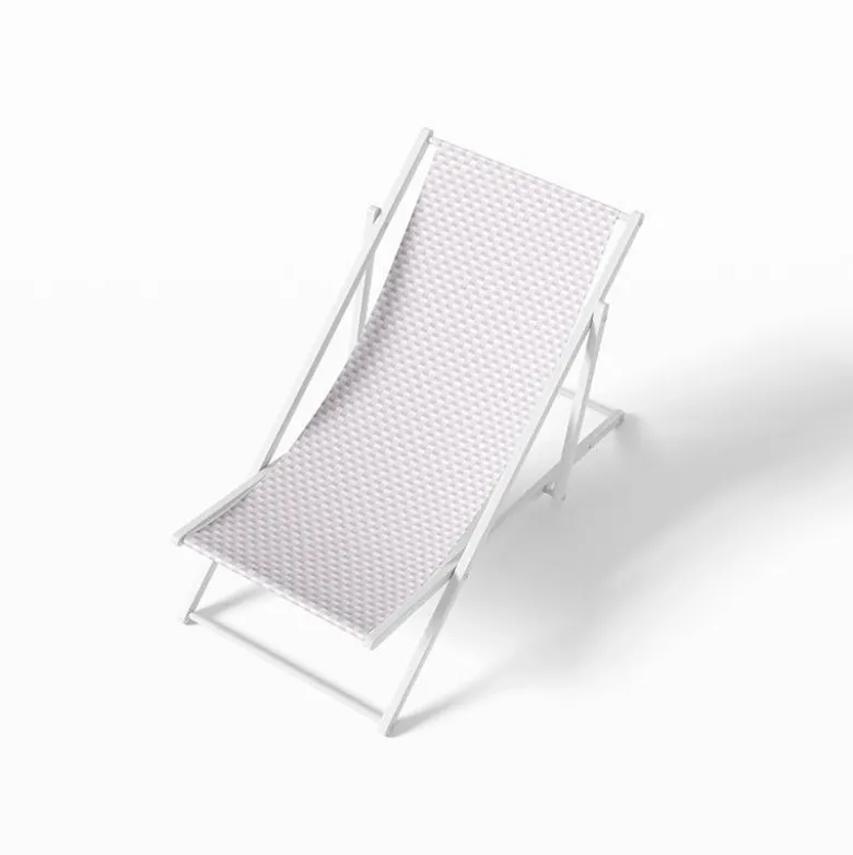 Tissu imperméable motif aspect tissé uni blanc