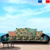 Tissu imperméable motif tacheté abstrait