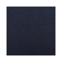 Tissu jean et fausse fourrure Teddy bleu foncé