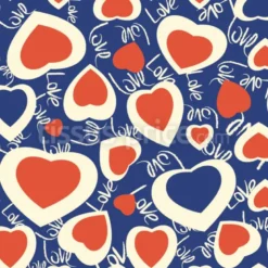 Tissu message d’amour personnalisé