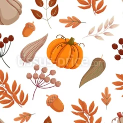 Tissu nature d'automne personnalisé