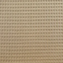 Tissu nid d'abeille beige clair