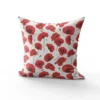 Tissu nid d'abeille motif grand coquelicot