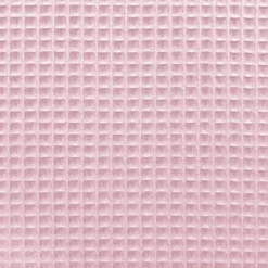 Tissu nid d'abeille rose clair
