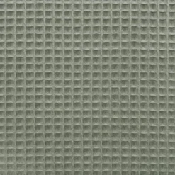 Tissu nid d'abeille vert de gris