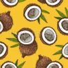 Tissu Noix de coco personnalisé
