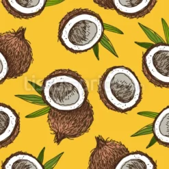 Tissu Noix de coco personnalisé