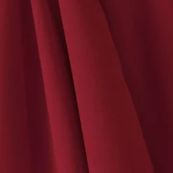 Tissu occultant uni rouge