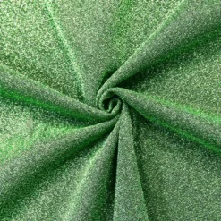 Tissu pailleté stretch vert