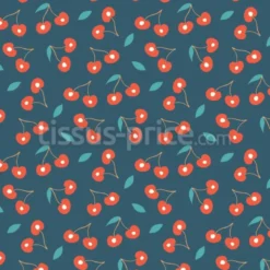 Tissu petites cerises personnalisé