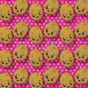 Tissu petites pommes de terre mignonnes personnalisé