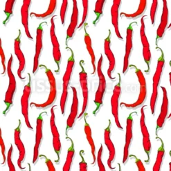 Tissu piment personnalisé