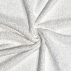 Tissu éponge blanc