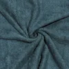 Tissu éponge bleu jean