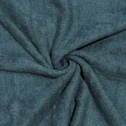 Tissu éponge bleu jean